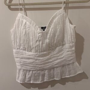 Express size m white blouse